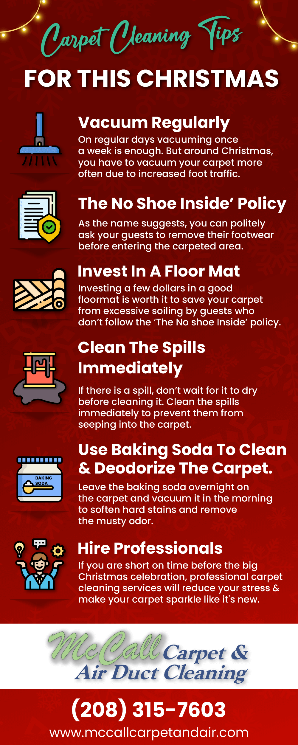 Carpet Cleaning Tips For This Christmas